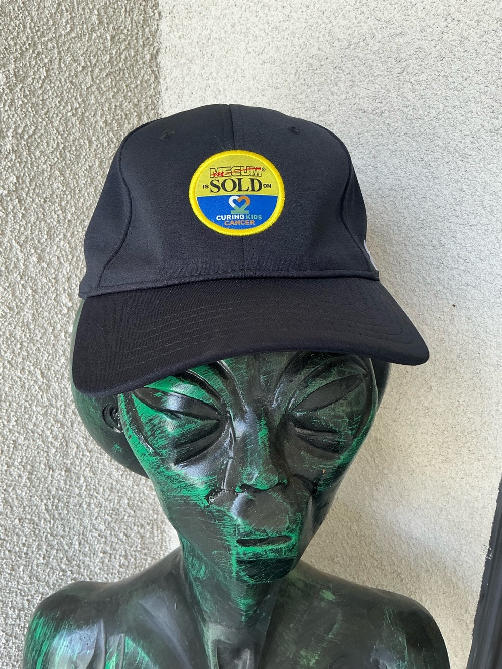 Mecam Black Baseball Cap with Yellow/Blue 'SOLD' Patch